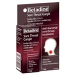 Betadine Concentrated Sore Throat Gargle - Sore Throat Treatment - 15mL