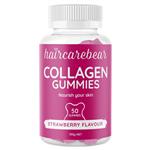 Haircare Bear Collagen Gummies Strawberry 50 Pack