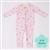 Bambi Mini Co. Wrigglesuit 12-18 Months (with Grippy Feet) Pink Festival Bloom