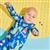 Bambi Mini Co. Wrigglesuit 6-12 Months (with Grippy Feet) Beaucoup Blue  