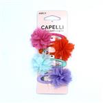 Capelli Kids Flower Clip 4 Pack