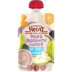 Heinz No Added Sugar Pear & Blackberry Custard 120g