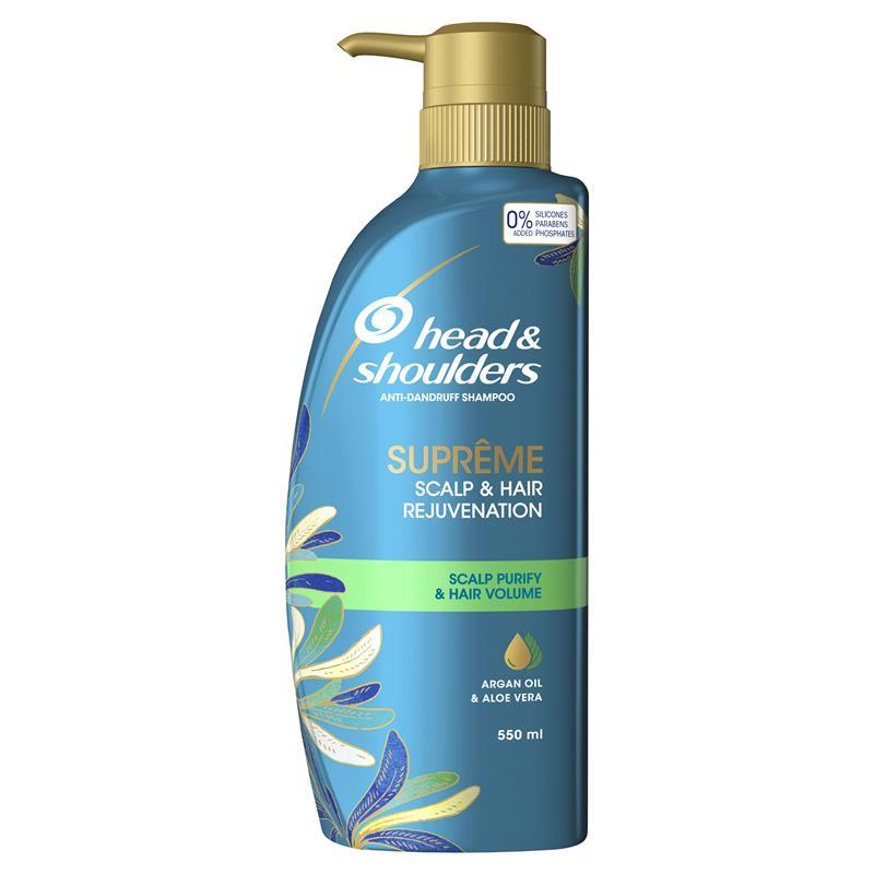 Head & Shoulders Supreme 0% Purify & Volume Shampoo 550ml