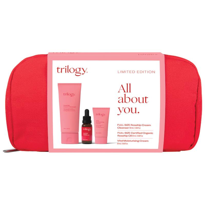 Buy Trilogy Rosehip All About You Cleanser Oil & Cream Gift Set Online