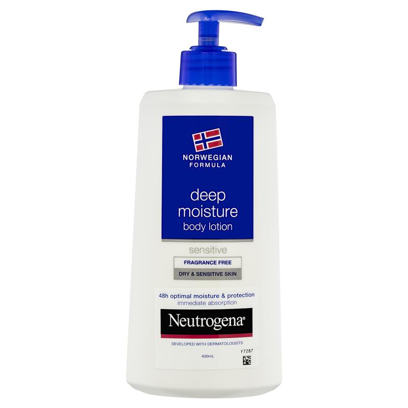 Buy Neutrogena Norwegian Formula Deep Moisture Body Lotion Sensitive 400ml Online At Chemist 8035