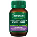 Thompsons Ashwagandha Complex Stress + Sleep 60 Tablets