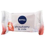 Nivea Care Soap Strawberry and Milk 90g