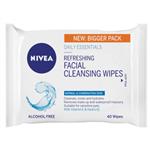 Nivea 3in1 Refreshing Cleansing Wipes 40 Pack