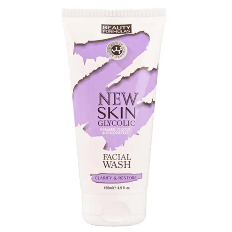 Buy Beauty Formulas New Skin Glycolic Facial Wash 150ml Online at