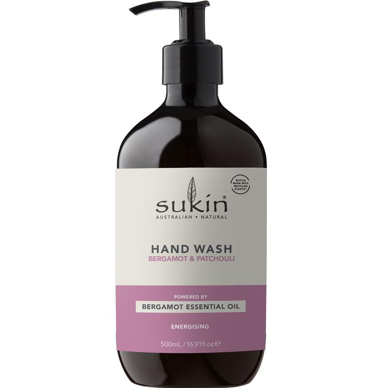 Sukin Cleansing Hand Wash Bergamot & Patchouli 500ml product image