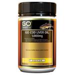 GO Healthy Cod Liver Oil 1000mg 100 Soft Capsules
