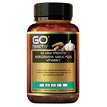 GO Healthy High Strength Horseradish Garlic Plus Vitamin C 60 Vege Capsules