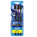 Oral B 3D White Charcoal Manual Toothbrush 3 Pack