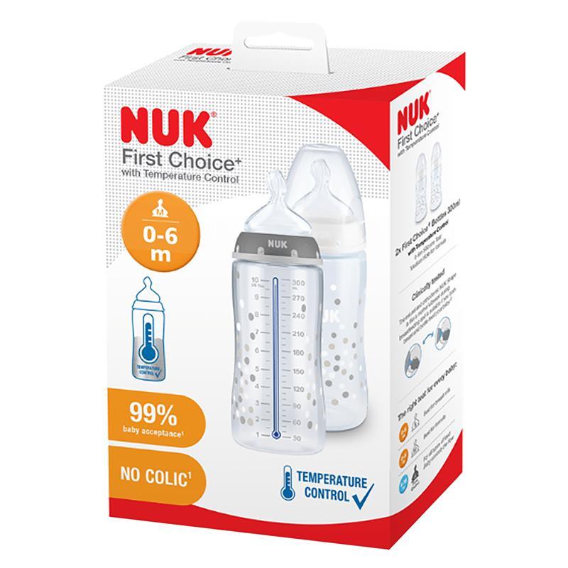 NUK - Nuk First Choice+ Biberon Temperature Control 0-6M 300Ml - Drest