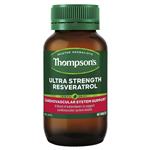 Thompsons Ultra Strength Resveratrol 60 Tablets NEW
