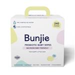 Bunjie Probiotic Baby Wipes 3 x 80 Pack