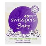 Swisspers Baby Cotton Tips Paper Stems 40