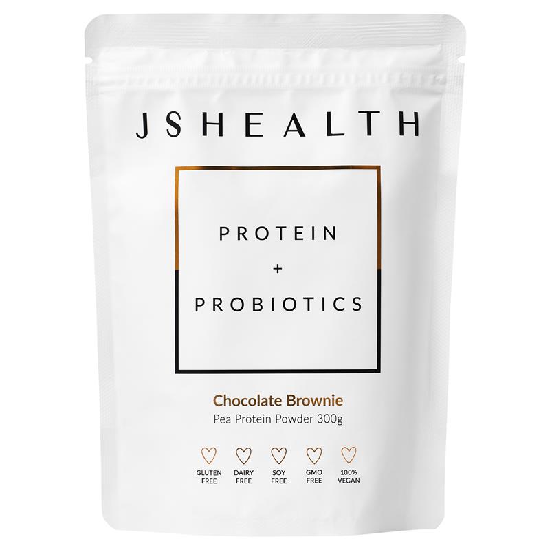 Buy JSHEALTH Protein + Probiotics Chocolate Brownie 300g Online at ...