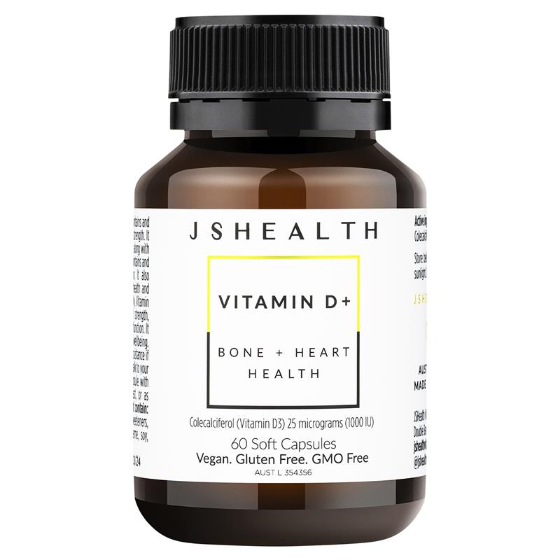 Buy JSHEALTH Vitamin D+ 60 Capsules Online at ePharmacy®