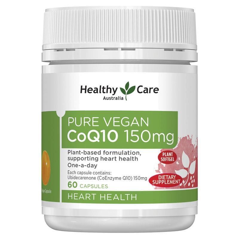Buy Healthy Care Pure Vegan CoQ10 150mg 60 Capsules Online at Chemist