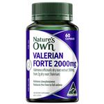 Nature's Own Valerian Forte 2000mg 60 Capsules NEW