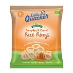 Little Quacker Organic Pumpkin & Carrot Rice Rings 12g