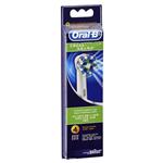 Oral B Power Toothbrush Cross Action Refills 4 Pack