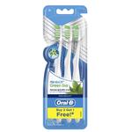 Oral B Toothbrush Cross Action Green Tea Manual 3 Pack