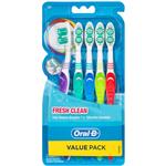 Oral B Toothbrush All Rounder Fresh Clean Soft 5 Pack