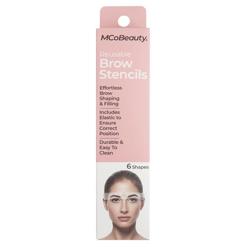 Buy MCoBeauty Reusable Brow Stencils 6 Pack Online at Chemist Warehouse®