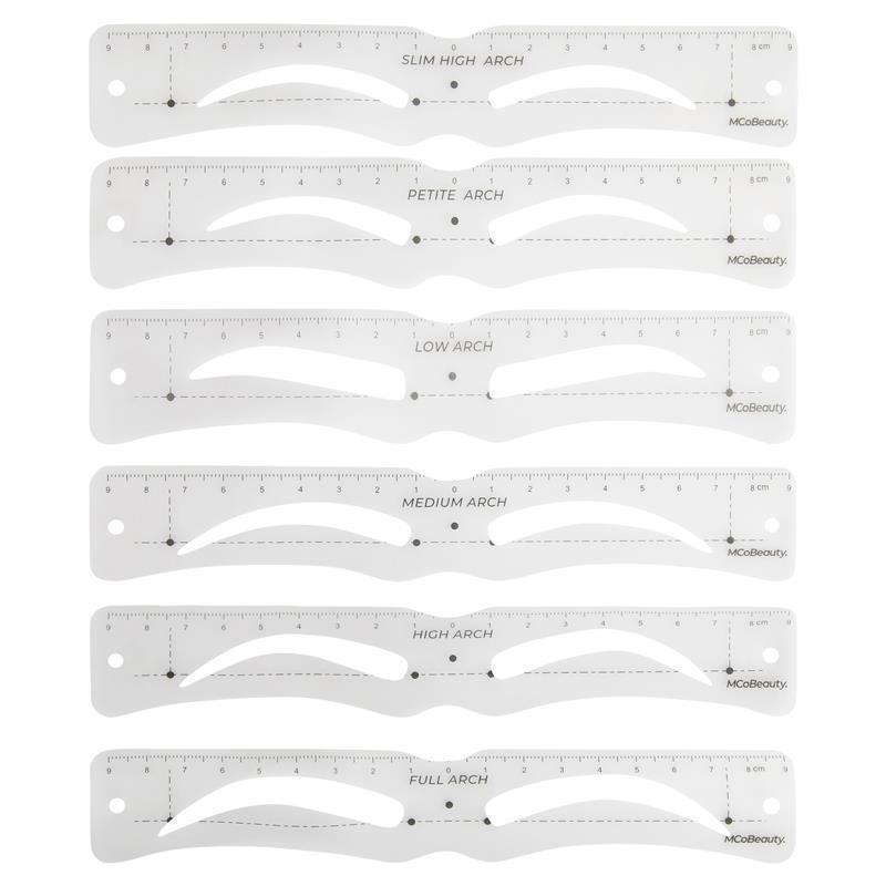 Buy MCoBeauty Reusable Brow Stencils 6 Pack Online at Chemist Warehouse®
