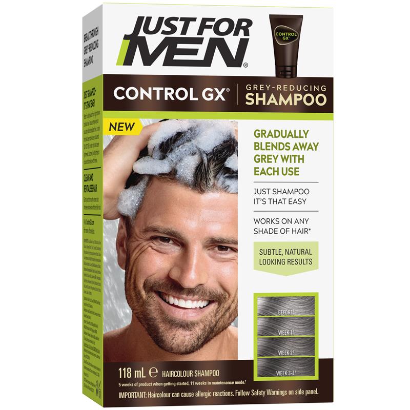 Buy Just For Men Control GX Regular Shampoo 118ml Online at Chemist  Warehouse®