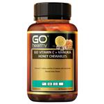 GO Healthy Vitamin C+Manuka Honey Chewables 60 Tablets