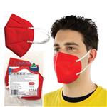 Softmed N95 Red Face Mask Single