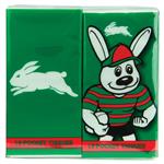 NRL Mascot Pocket Tissues Rabbitohs 4 Pack
