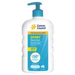 Cancer Council SPF 50 Sport Dry Touch & Sweat Resistant 500ml