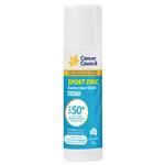 Cancer Council SPF 50+ Sport Zinc Stick White 12g