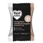 Food For Health Cinnamon Vanilla & Maple Probiotic Ball 40g