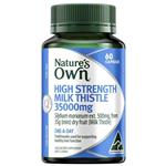 Nature's Own High Strength Milk Thistle 3500mg for Liver Function 60 Capsules