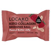 Buy Locako Keto Collagen Brownie Ball Peanut Butter Jelly 30g Online at ...