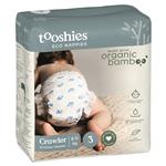 Tooshies Eco Nappies with Organic Bamboo Size 3 Crawler 6-11kg, 22 Pack Online Only
