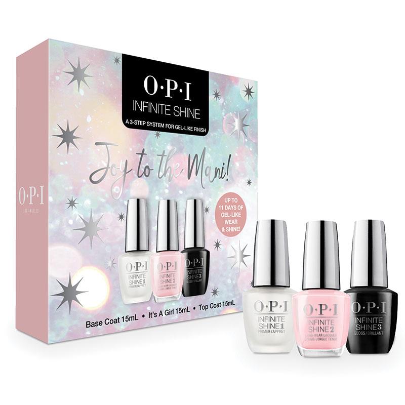 Buy OPI Joy To The Mani Infinite Shine Trio Xmas 2022 Giftset Online at