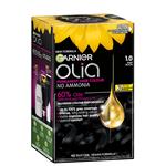 Garnier Olia 1.0 Deep Black Permanent Hair Colour No Ammonia 60% Oils