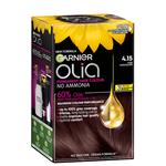 Garnier Olia 4.15 Iced Chocolate Permanent Hair Colour No Ammonia 60% Oils