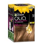 Garnier Olia 7.0 Dark Blonde Permanent Hair Colour No Ammonia 60% Oils