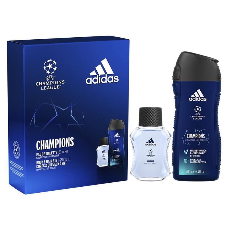 complexiteit Maxim bizon Buy Adidas UEFA Champions League Champions Edition Eau De Toilette 50ml &  Shower Gel 2 Piece Set Online at Chemist Warehouse®