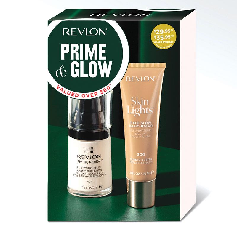 Buy Revlon Set Prime & Glow Giftset Xmas 2022 Online at Chemist Warehouse®