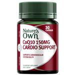 Natures Own CoQ10 Cardio Support 150mg 30 Capsules
