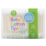 Natural Beauty Baby Contour Cotton Tips 100 Pack
