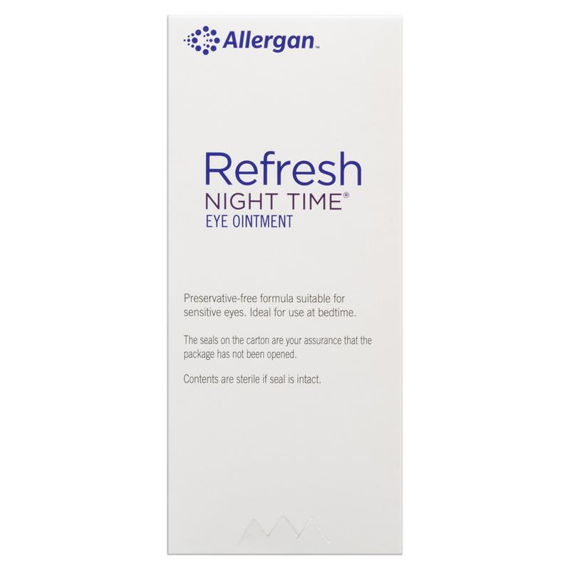 Buy Refresh Night Time Eye Ointment 2 X 3.5g Online at Chemist Warehouse®